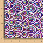 Tul Morado Fantasía Elástico con Lentejuelas Prisma - Ribes y Casals