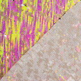 Tul Fantasía con Lentejuelas Irisadas Aurora Fucsia - Ribes y Casals
