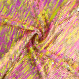 Tul Fantasía con Lentejuelas Irisadas Aurora Fucsia - Ribes y Casals