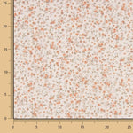 Viyela Estampada Florecitas Coral y Teja - Ribes y Casals