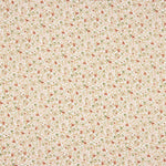 Viyela Estampada Florecitas Coral y Verde - Ribes y Casals