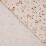 Viyela Estampada Fauna Silvestre Rosa - Ribes y Casals