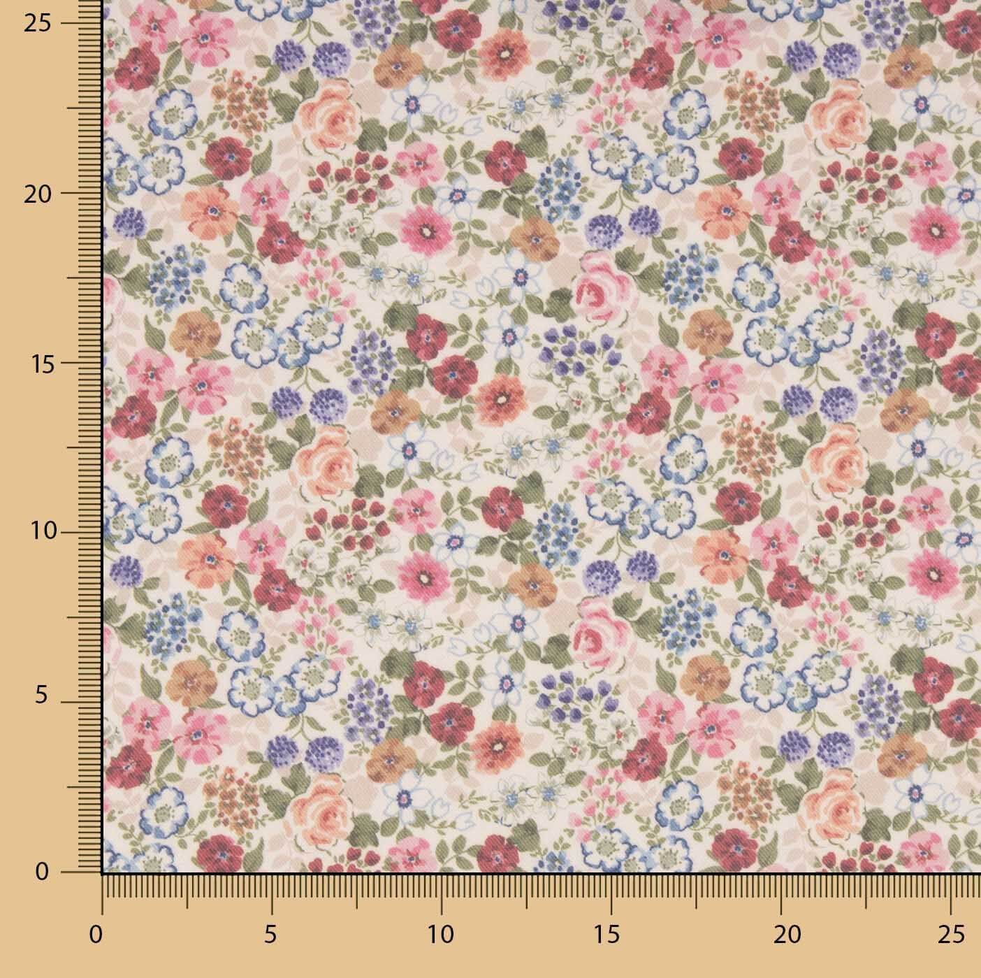 Viyela Estampada Jardín de Porcelana - Ribes y Casals