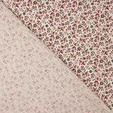 Doble Gasa Flores Liberty Rosa - Ribes y Casals