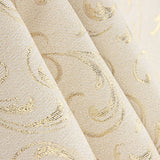 Loneta Jacquard con Lúrex Dorado Ramas Ornamentales - Ribes y Casals
