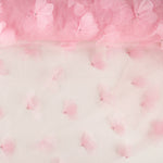 Tul Rosa con Flores 3D y Perlas - Ribes y Casals
