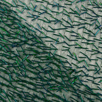 Tul Verde con Canutillos Bordados - Ribes y Casals