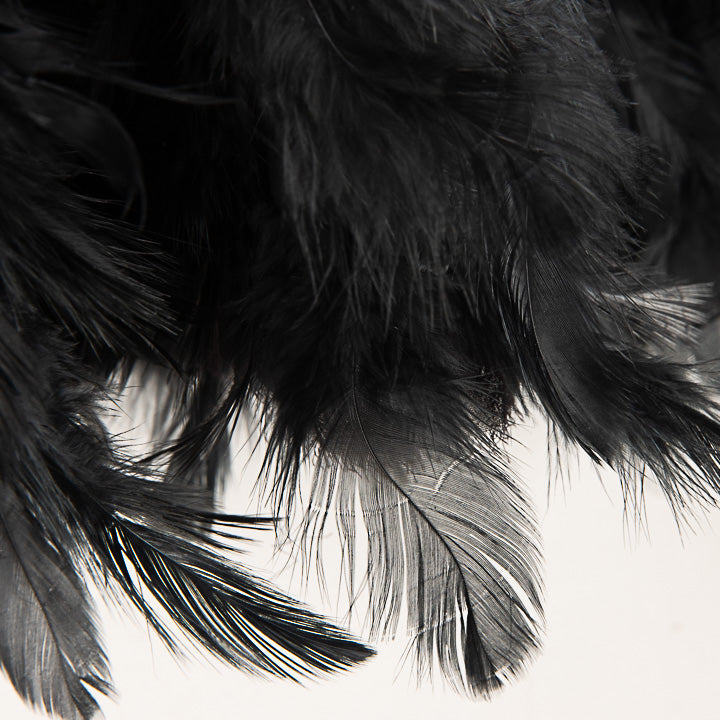 Viscosa Negra con Plumas - Ribes y Casals