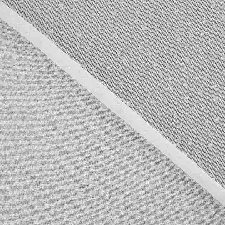 Tul Elástico Blanco Efecto Gotas de Agua - Ribes y Casals