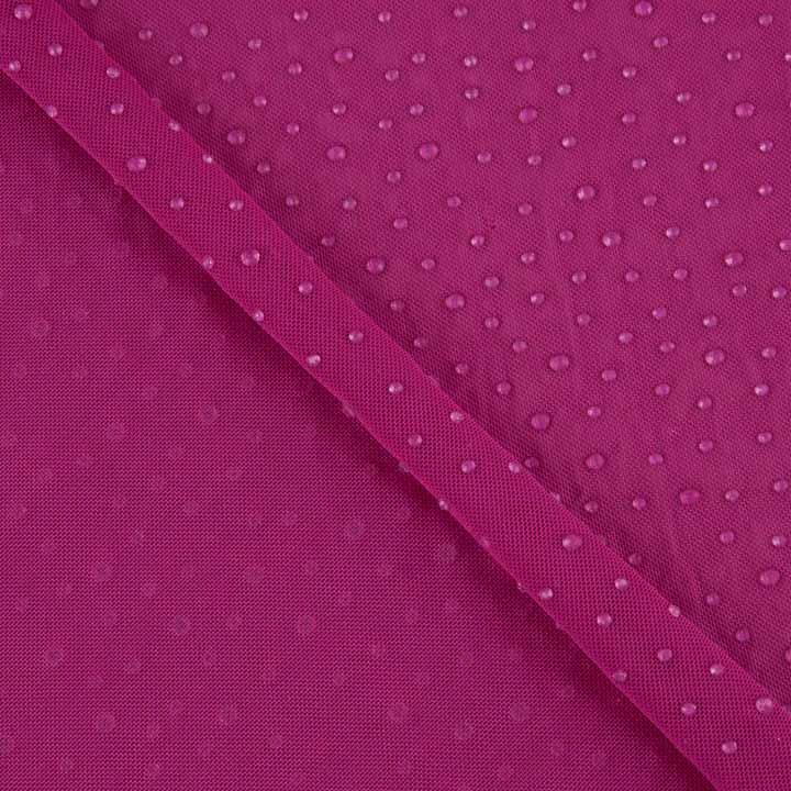Tul Elástico Fucsia Efecto Gotas de Agua - Ribes y Casals