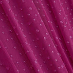 Tul Elástico Fucsia Efecto Gotas de Agua - Ribes y Casals