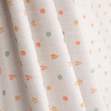Sábana Algodón Estampada Estrellas y Topitos - Ribes y Casals