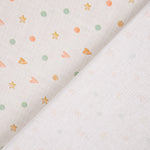 Sábana Algodón Estampada Estrellas y Topitos - Ribes y Casals