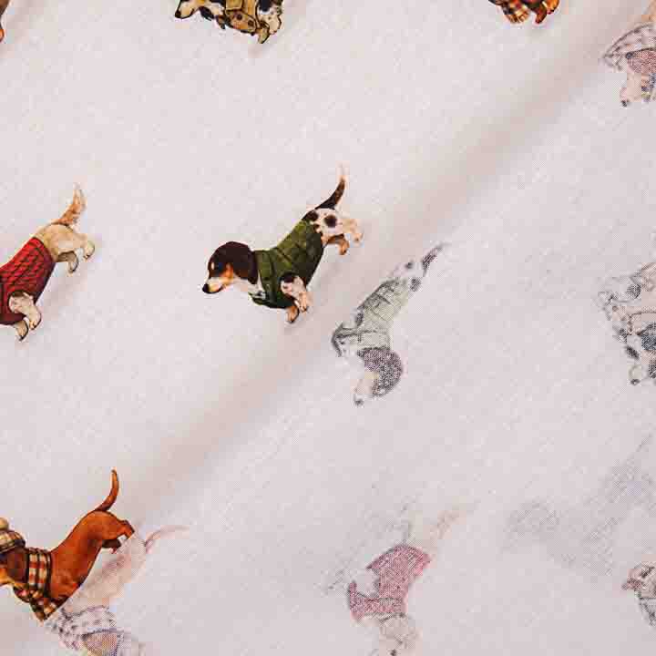 Sábana Algodón Estampada Perritos - Ribes y Casals