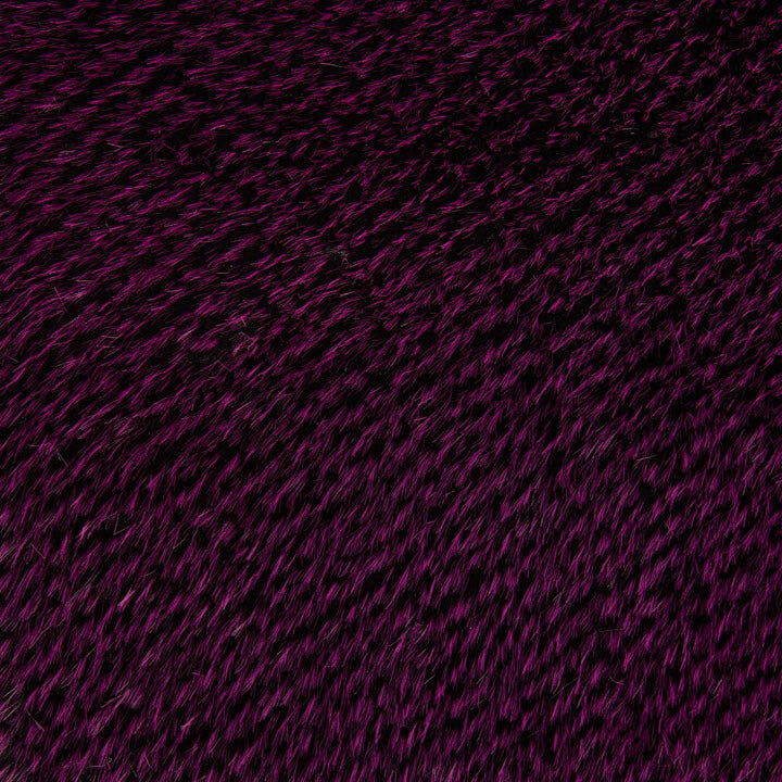 Pelo Largo Efecto Zorro Zafira Fucsia y Negro - Ribes y Casals