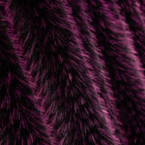 Pelo Largo Efecto Zorro Zafira Fucsia y Negro - Ribes y Casals