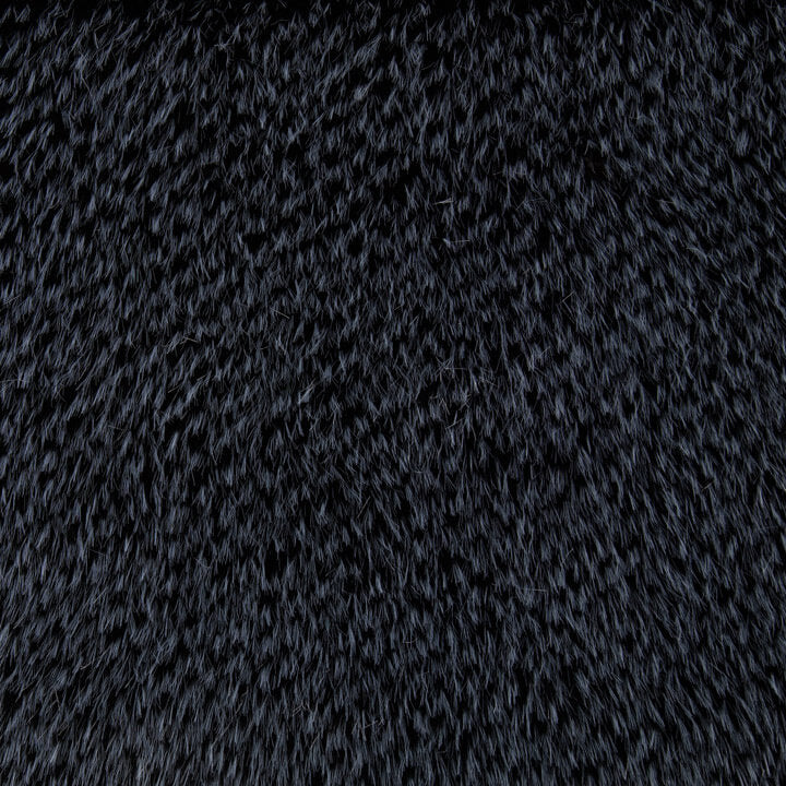 Pelo Largo Efecto Zorro Zafira Azul y Negro - Ribes y Casals