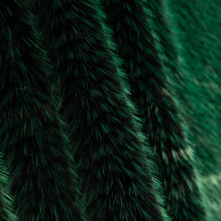 Pelo Largo Efecto Zorro Zafira Verde y Negro - Ribes y Casals