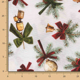 Loneta Estampada Campanas Navideñas - Ribes y Casals