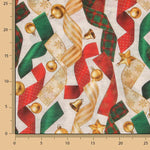 Loneta Estampada Cintas Navideñas - Ribes y Casals