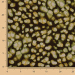 Viscosa Estampada Doble Cara Mosaico Oliva - Ribes y Casals