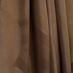 Viscosa Estampada Doble Cara Ondas Abstractas Oliva - Ribes y Casals