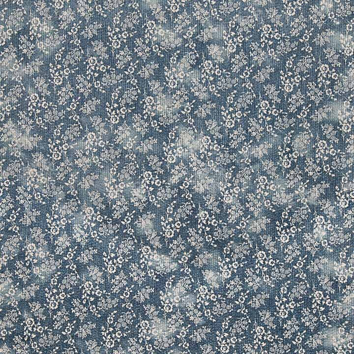 Pana Estampada Flores Vintage Azul - Ribes y Casals