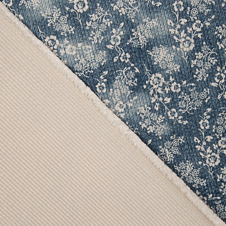 Pana Estampada Flores Vintage Azul - Ribes y Casals