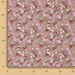 Popelín Estampado Cachemir Rosa - Ribes y Casals