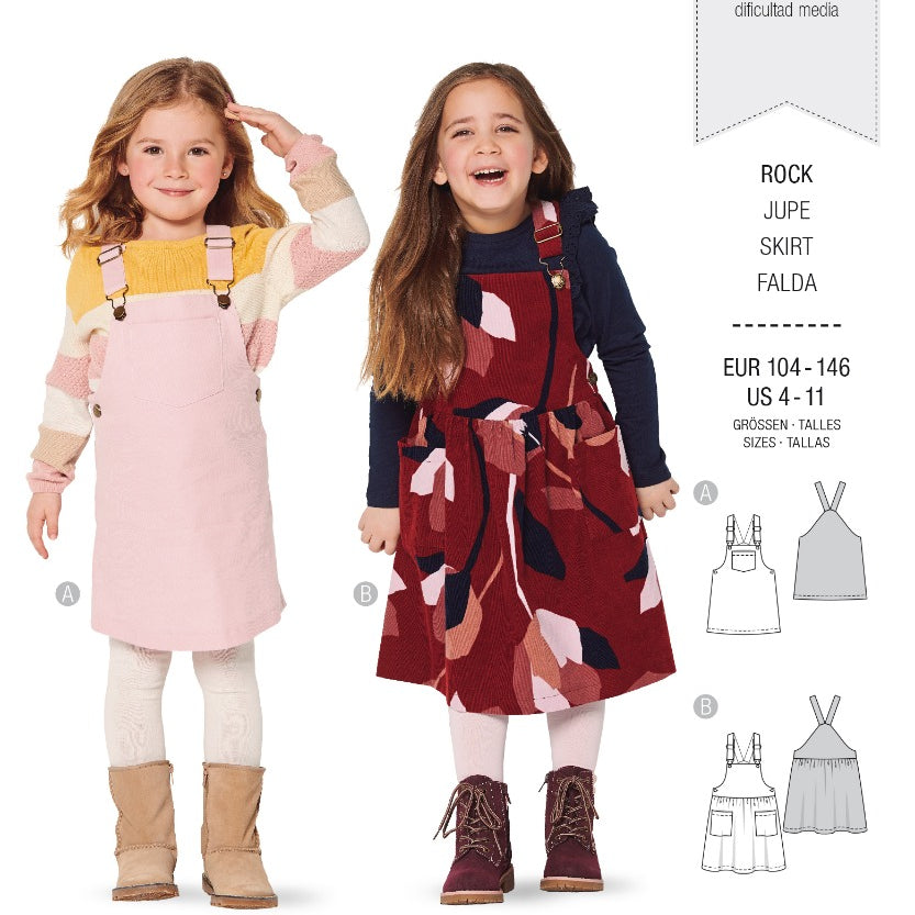 Patrón Burda 9287 Falda - Ribes y Casals