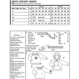 Patrón Burda 9308 Sweatshirt - Ribes y Casals
