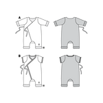 Patrón Burda 9314 Pelele - Ribes y Casals