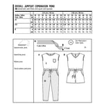 Patrón Burda 9345 Mono - Ribes y Casals