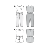 Patrón Burda 9345 Mono - Ribes y Casals