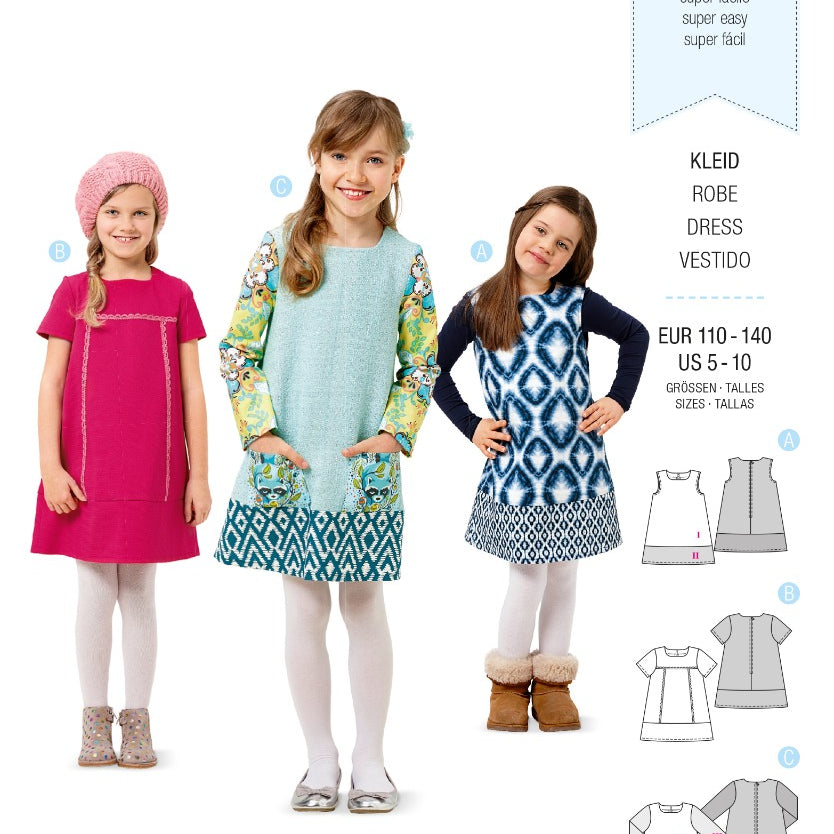 Patrón Burda 9380 Vestido - Ribes y Casals