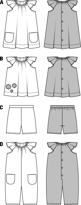 Patrón Burda 9435 Combinación - Ribes y Casals