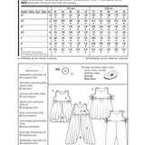 Patrón Burda 9460 Vestido y Mono - Ribes y Casals