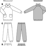 Patrón Burda 9482 Combinación - Ribes y Casals