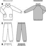 Patrón Burda 9482 Combinación - Ribes y Casals