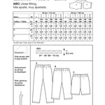 Patrón Burda 9615 Leggins - Ribes y Casals