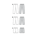 Patrón Burda 9615 Leggins - Ribes y Casals