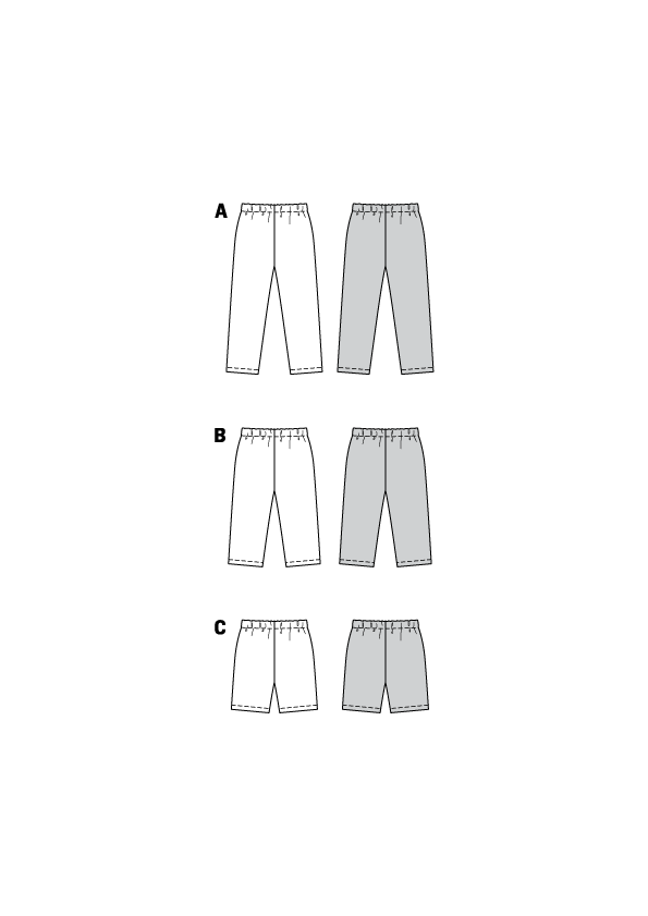 Patrón Burda 9615 Leggins - Ribes y Casals