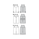 Patrón Burda 9652 Mono - Ribes y Casals