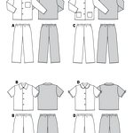 Patrón Burda 9747 Pijama - Ribes y Casals