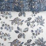 Pedrería Tul Azul Grisáceo Ramas - Ribes y Casals