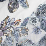 Pedrería Tul Azul Grisáceo Ramas - Ribes y Casals