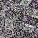 Blonda Fantasía Rombos Plata y Malva - Ribes y Casals