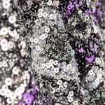 Blonda Fantasía Rombos Plata y Malva - Ribes y Casals