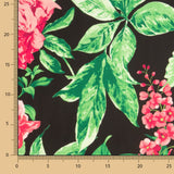 Satén Estampado Flor Daikiri - Ribes y Casals