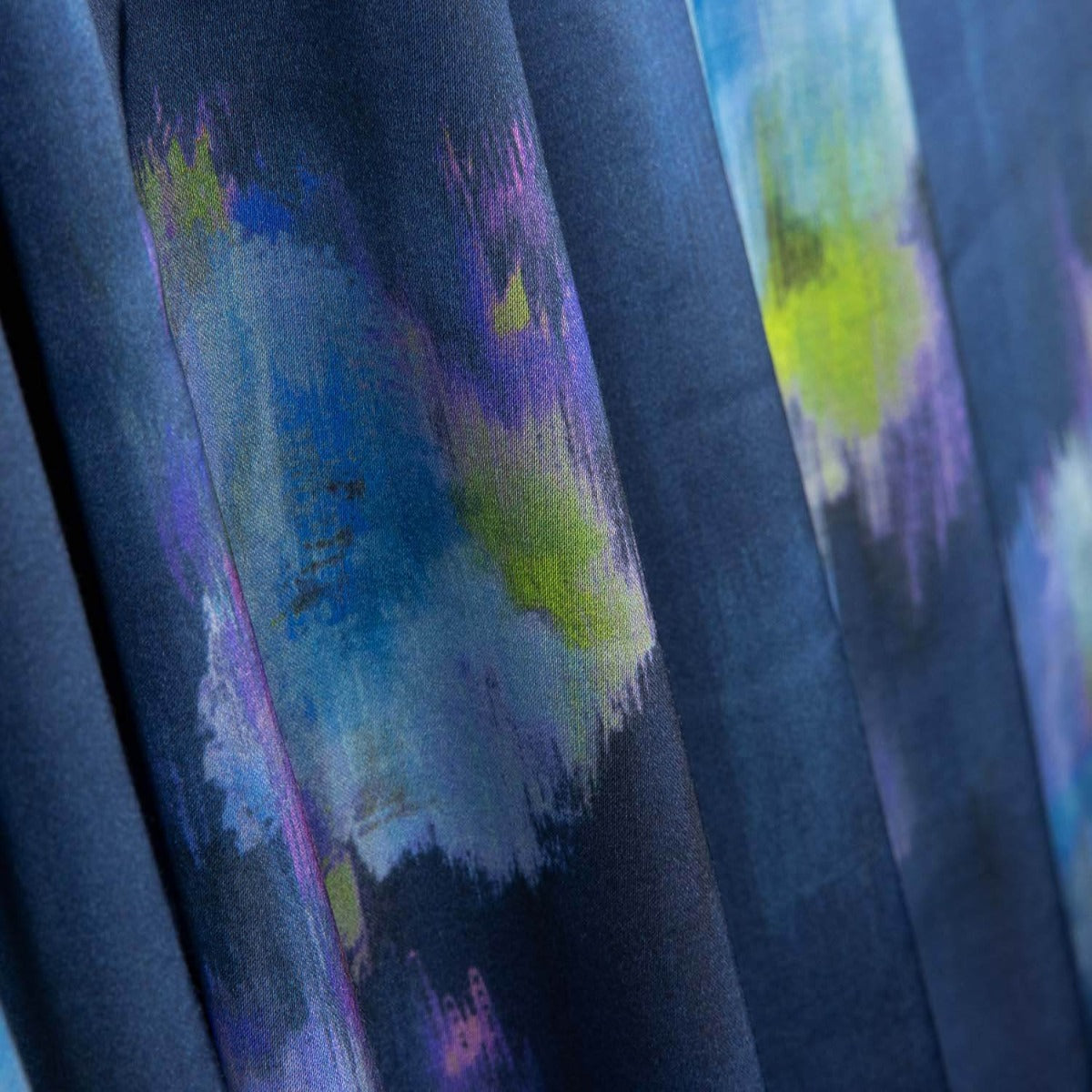 Retal Satén Poliéster Bruma Floral 95x140 cms - Ribes y Casals